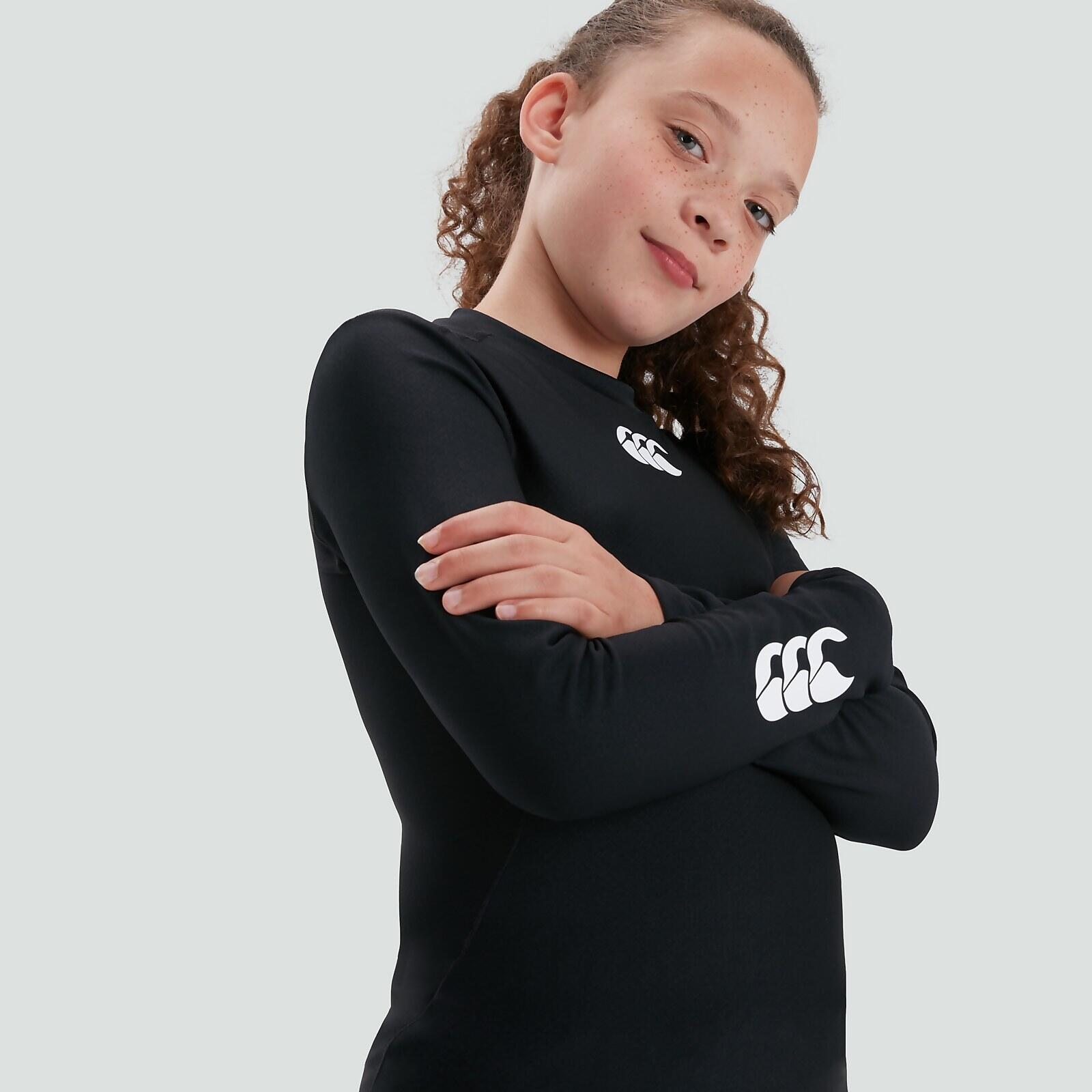 Rugby Thermoreg Long Sleeve - Unisex Kids Noir 6/7