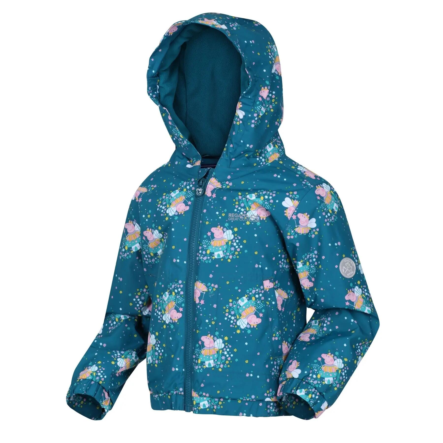Chubasquero con capucha para bebé Regatta Peppa Pig 3/7