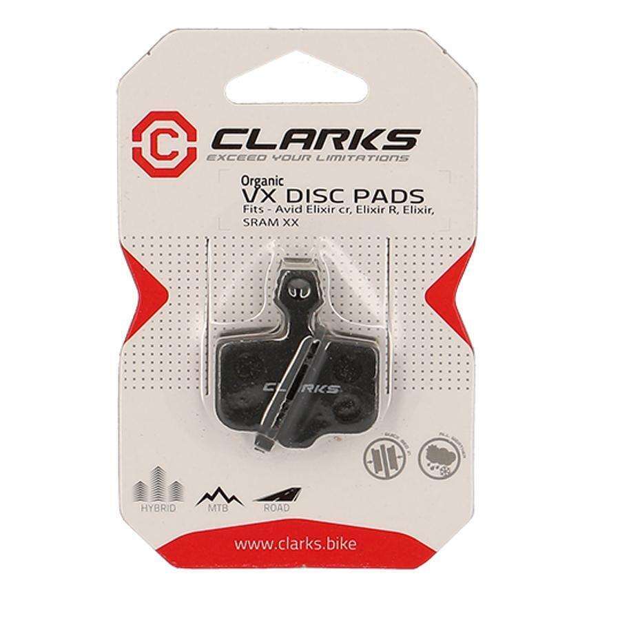 Ein Paar organische Bremsbeläge Clarks Cycle Systems Elixir Sram Xx-X0 Db 2/2