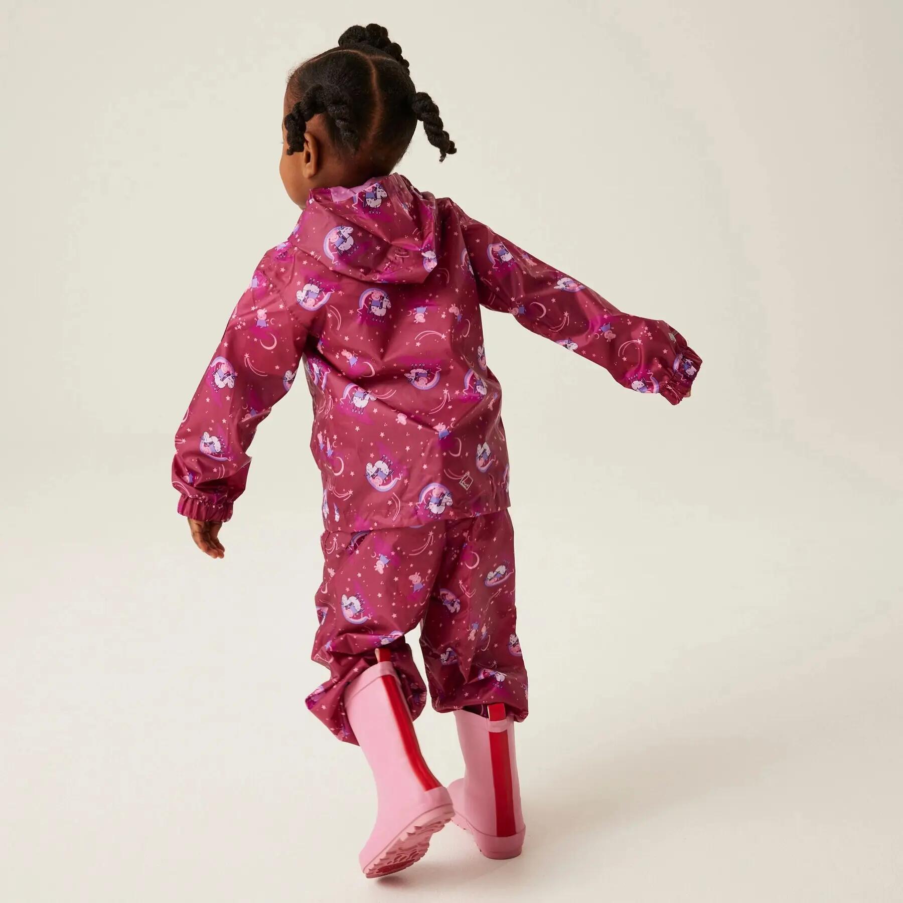 Chubasquero bebé Regatta Peppa Pig Pack-It 5/7
