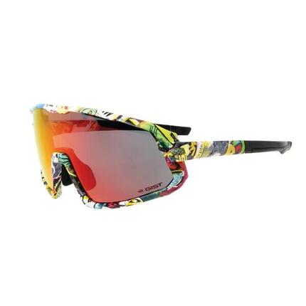 Fahrradbrille mit 3 austauschbaren Gläsern - 100% uv-, uva- und uvb-Schutz, opti