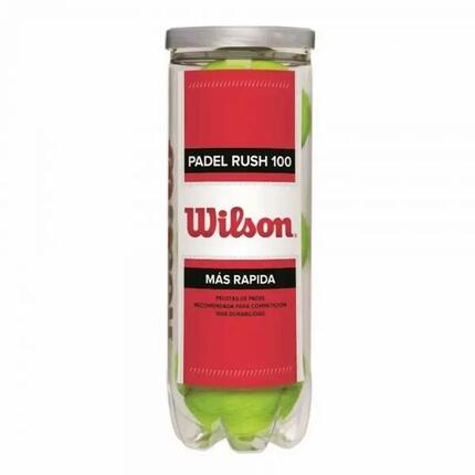 Pot de 3 balles de padel Wilson Rush 100