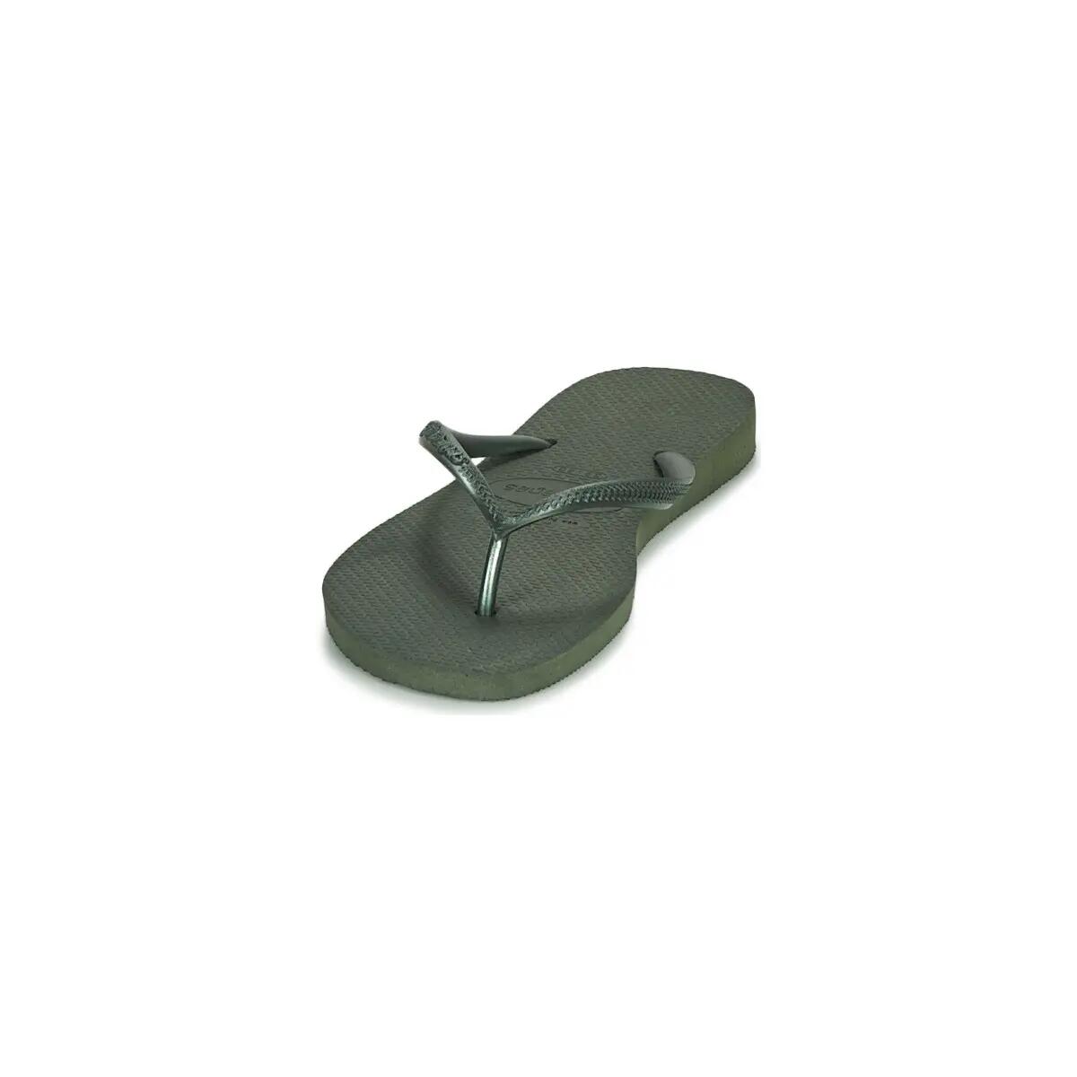 Chinelos Havaianas Modelo Slim Cor Verde 2/7