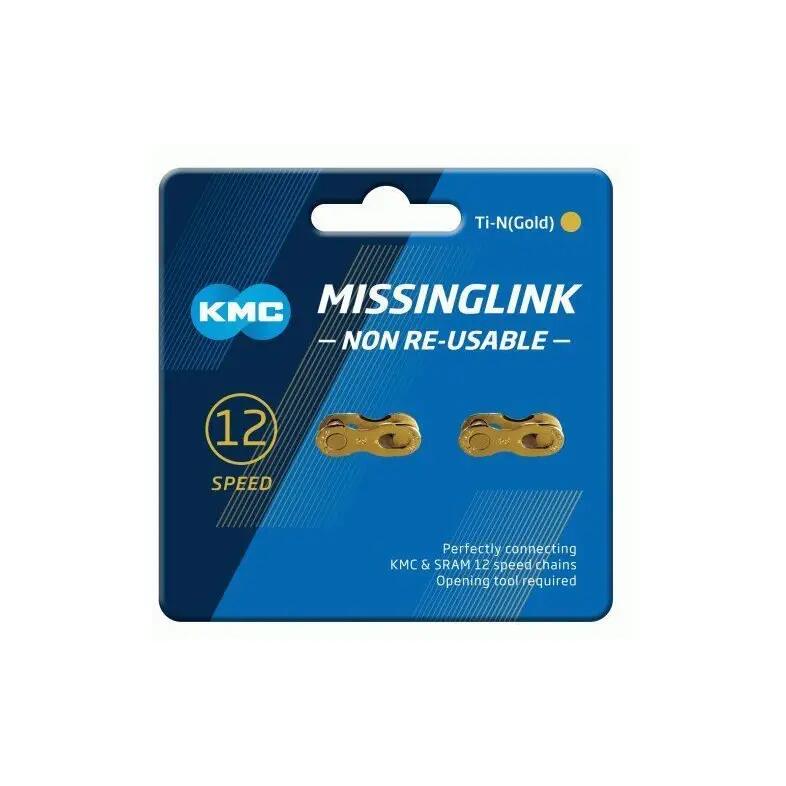 Enganche rápido KMC Missing Link 12NR Ti-N 12V Gold (x2) 3/7
