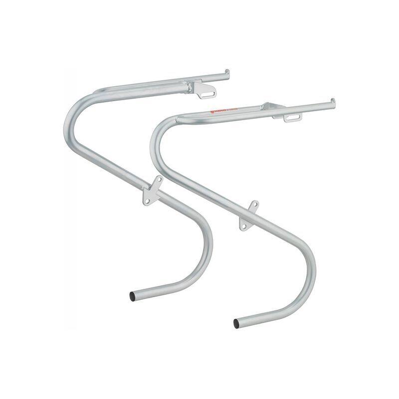 Silver luggage rack Tubus Duo Lowrider