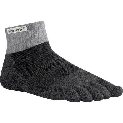 Chaussettes à orteils de running Trail Midweight Mini-Crew Coolmax unisexe