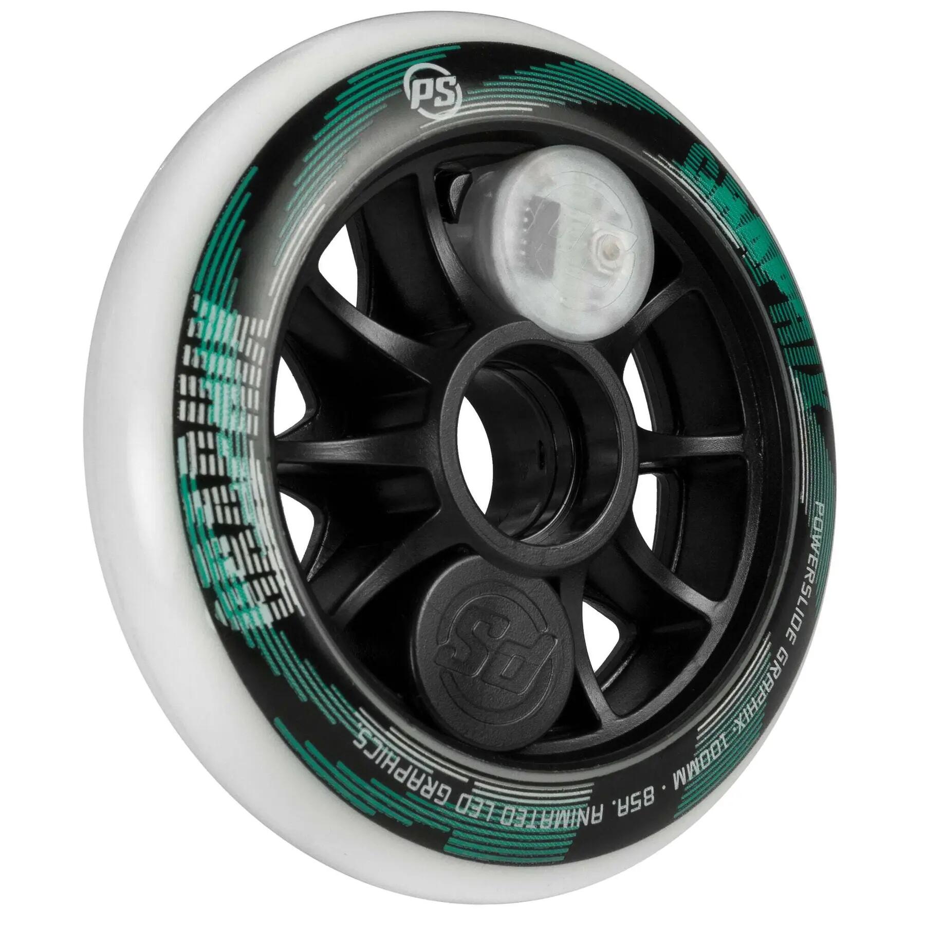 Roue de roller droite Powerslide Graphix 2/4