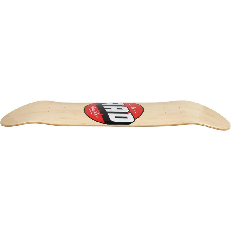 RAD Solid Logo Placa Skateboard - 7.75" - Natural Maple
