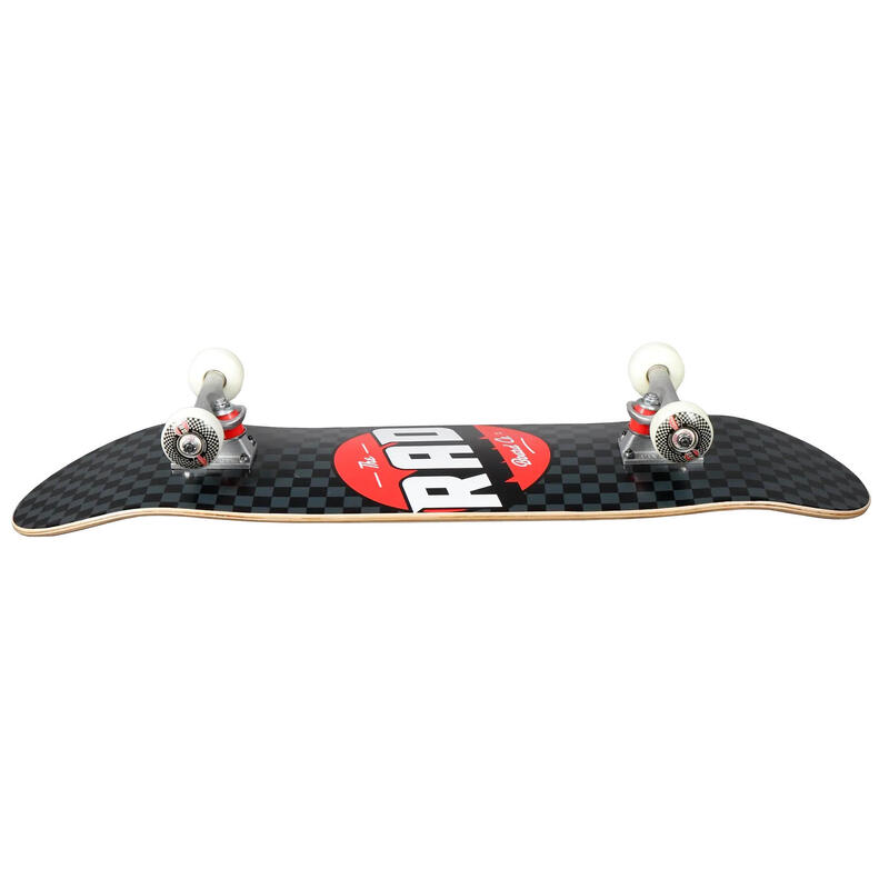 RAD Checkers Progressive Skateboard Complet - 7.5" - Negru/Gri