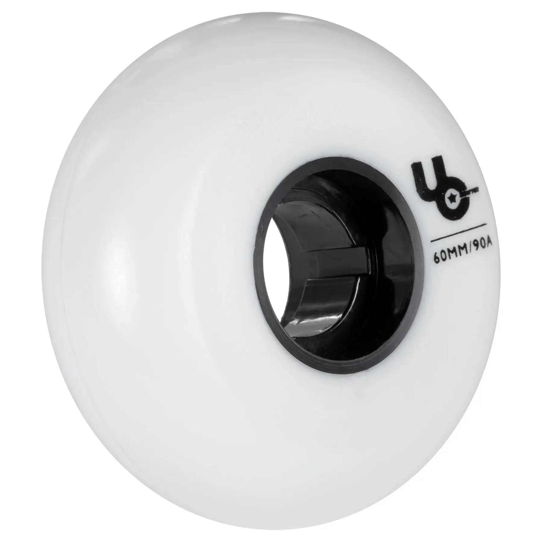 UNDERCOVER Roue Team 58mm 90A Blanc [x4] 4/5