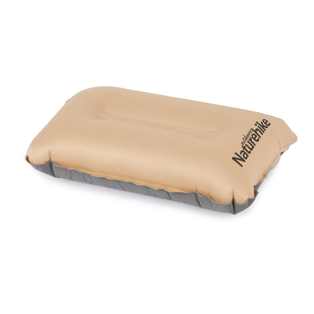 Naturehike Sponge Automatic Inflating Pillow Yellow | Gentle Neck Support