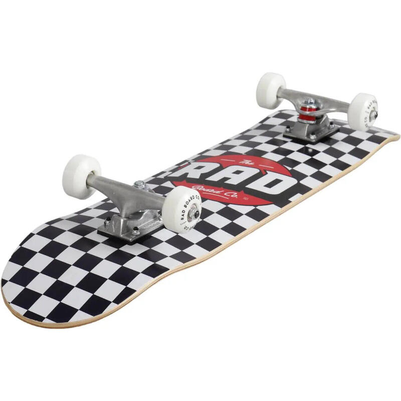 Skateboard Rad Checker Stripe 7.75"