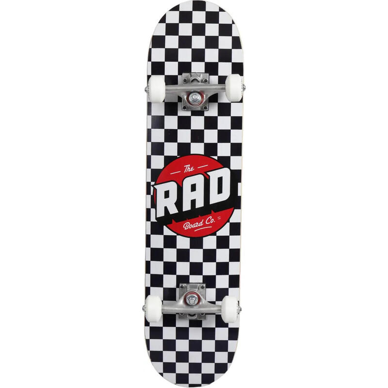 Skateboard Rad Checker Stripe 7.75"