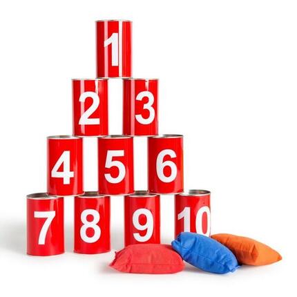Jeux de société lancer de canettes enfant BS Toys