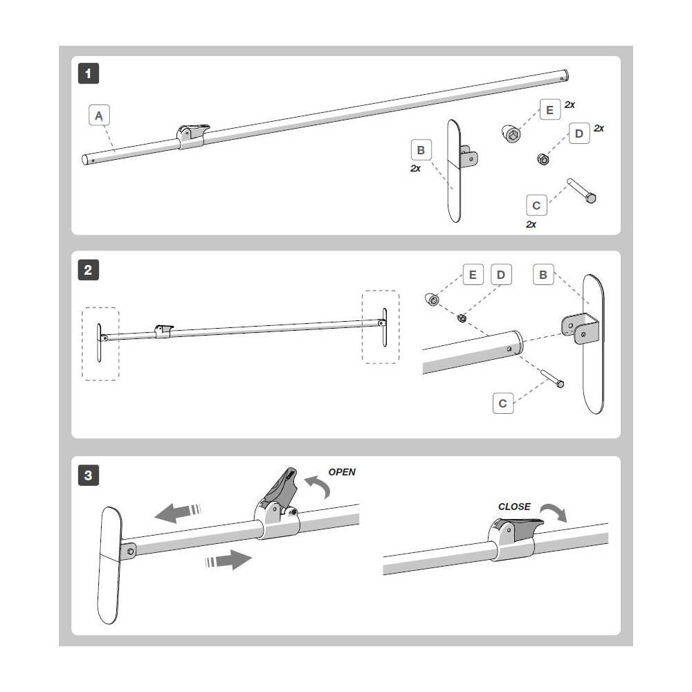 Barra de seguridad Fiamma Duo Safe Pro 5/5