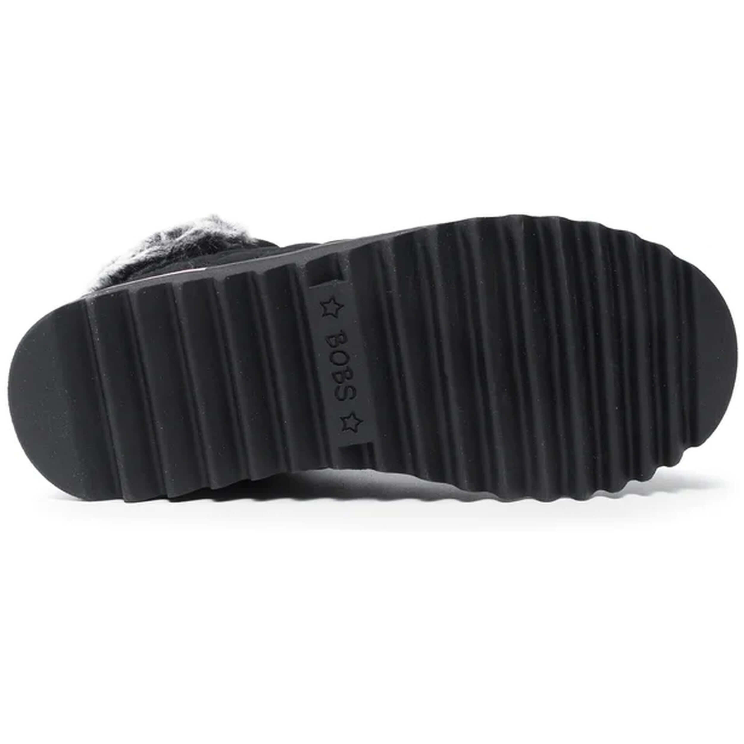 Skechers Damskie Buty Trekkingowe Bobs Mountain Kiss Czarne Zamsz 37 5/5