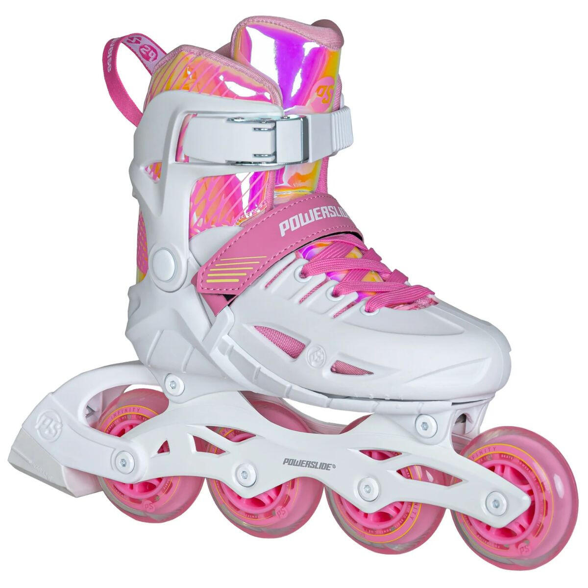 Patins em linha Powerslide Universe 4W Rosa II Ajustáveis 3/7