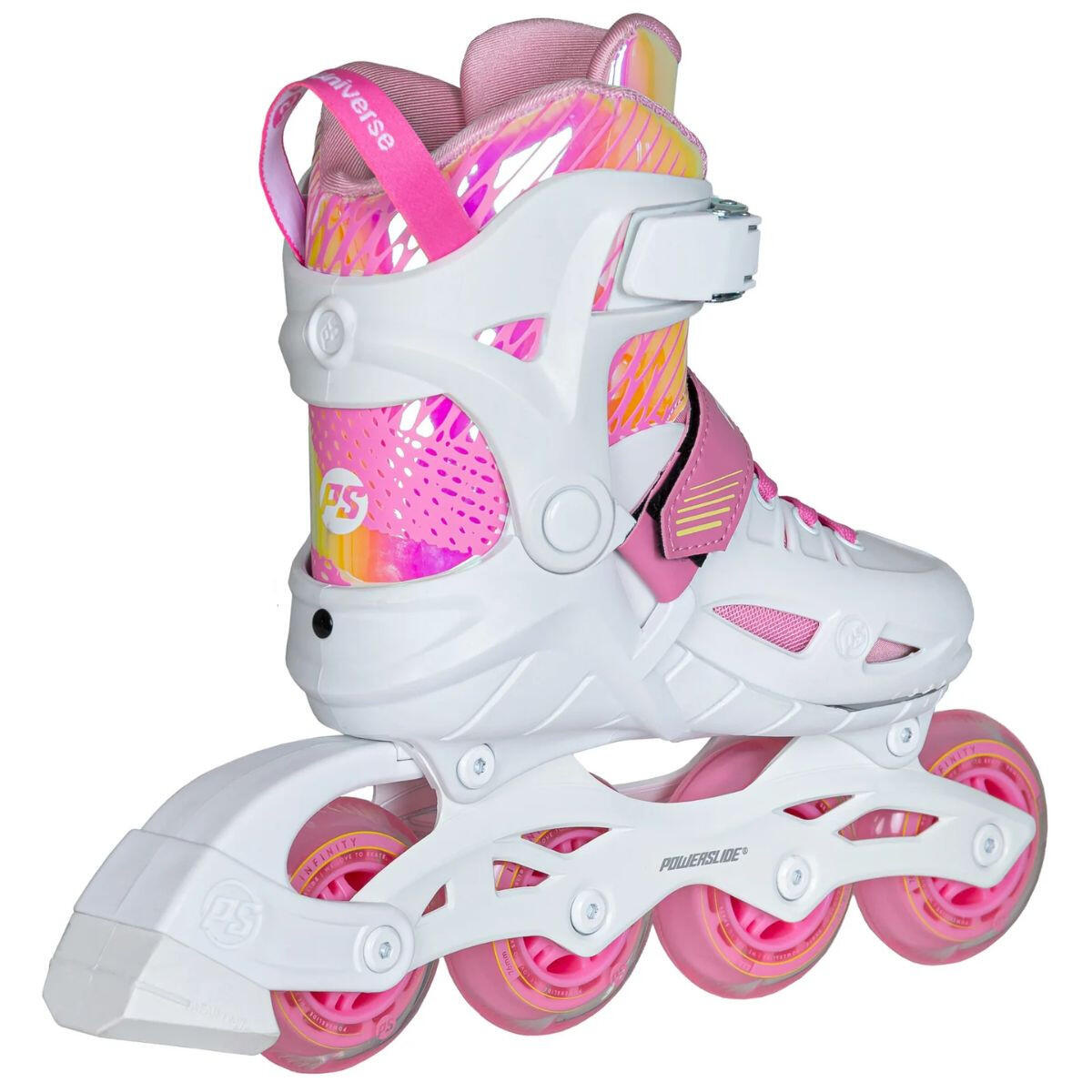 Rolki Powerslide Universe 4W II adj. Pink Junior 4/7