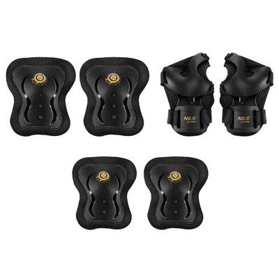 Set beschermers voor rolschaatsen, skateboards en steps fly nils extreme h320
