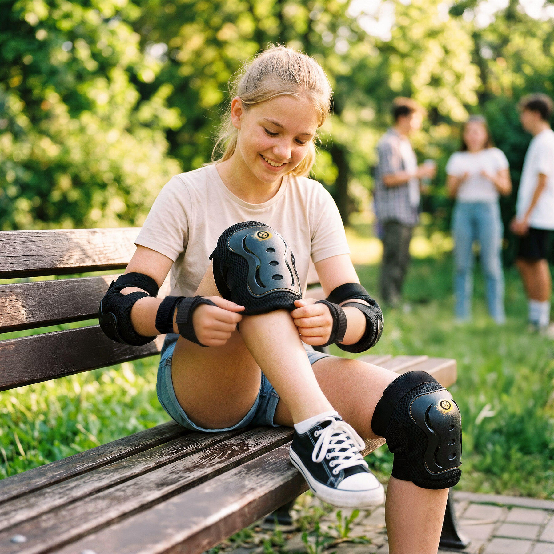 Set beschermers voor rolschaatsen, skateboards en steps FLY Nils Extreme H320 3/7