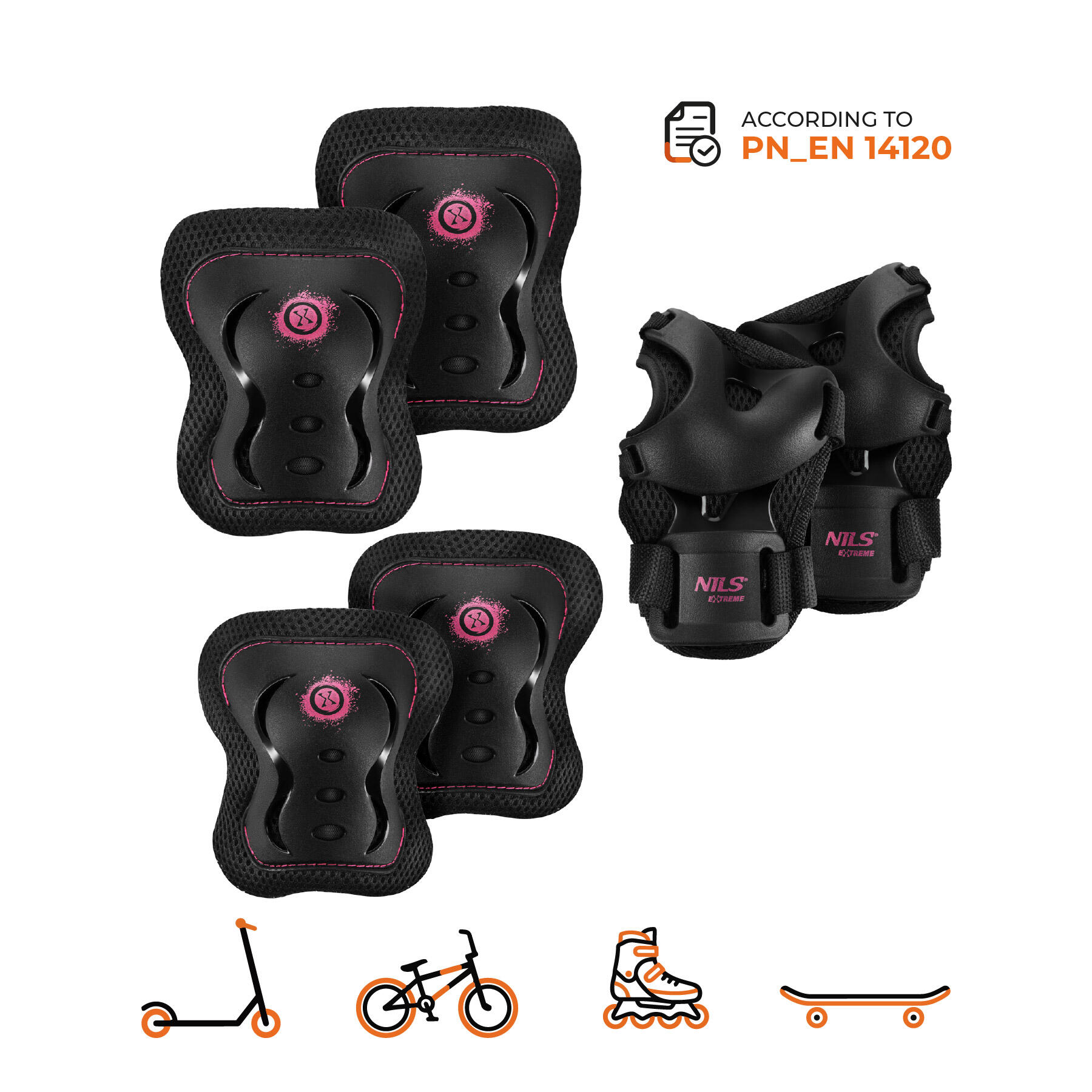 Kit de protections pour roulettes de skateboard FLY Nils Extreme H320 4/7