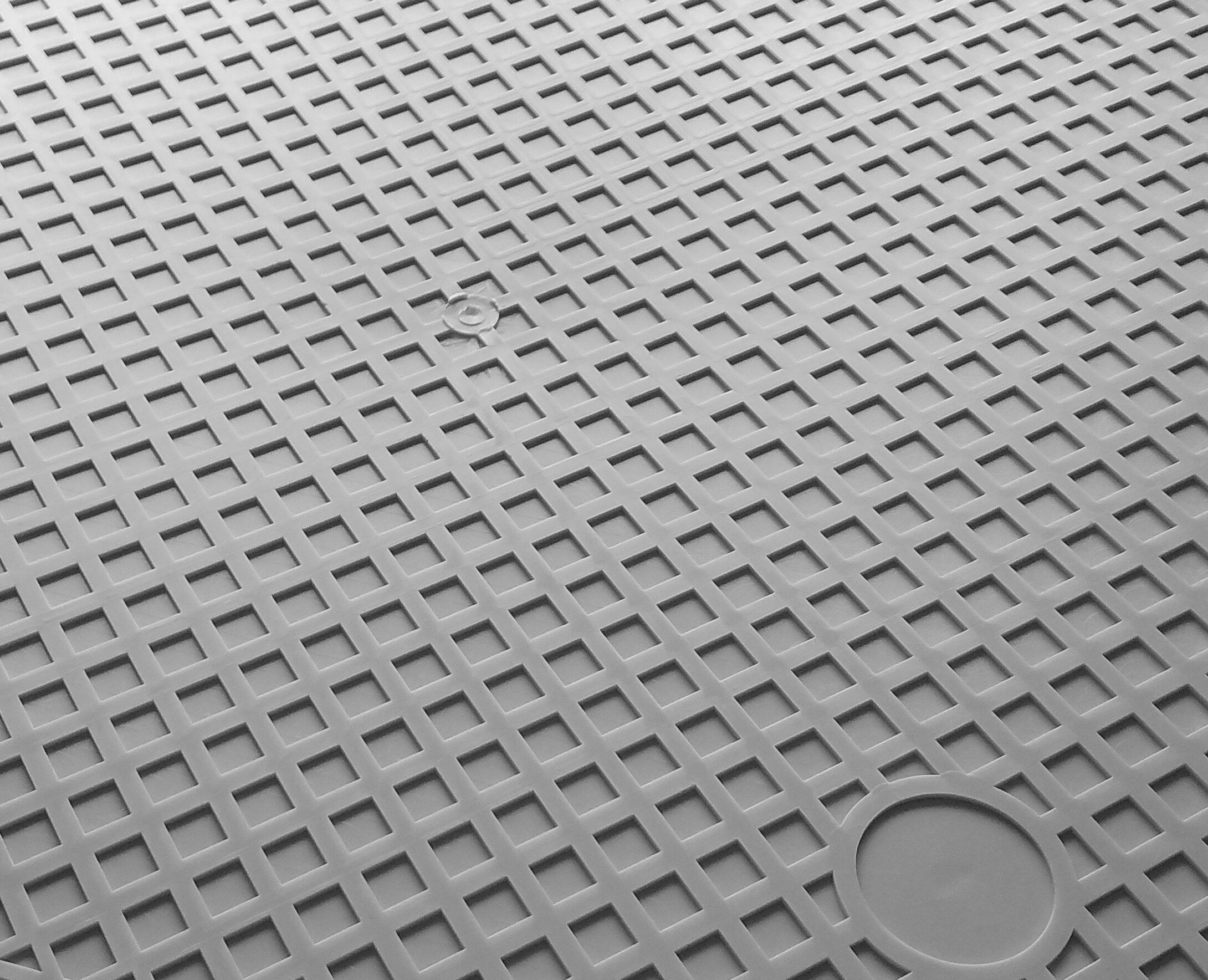 PVC podlaha do garáží,skladů,hal,tělocvičen ECO-T LOCK - DIAMOND – 498x498x6,5mm 2/2