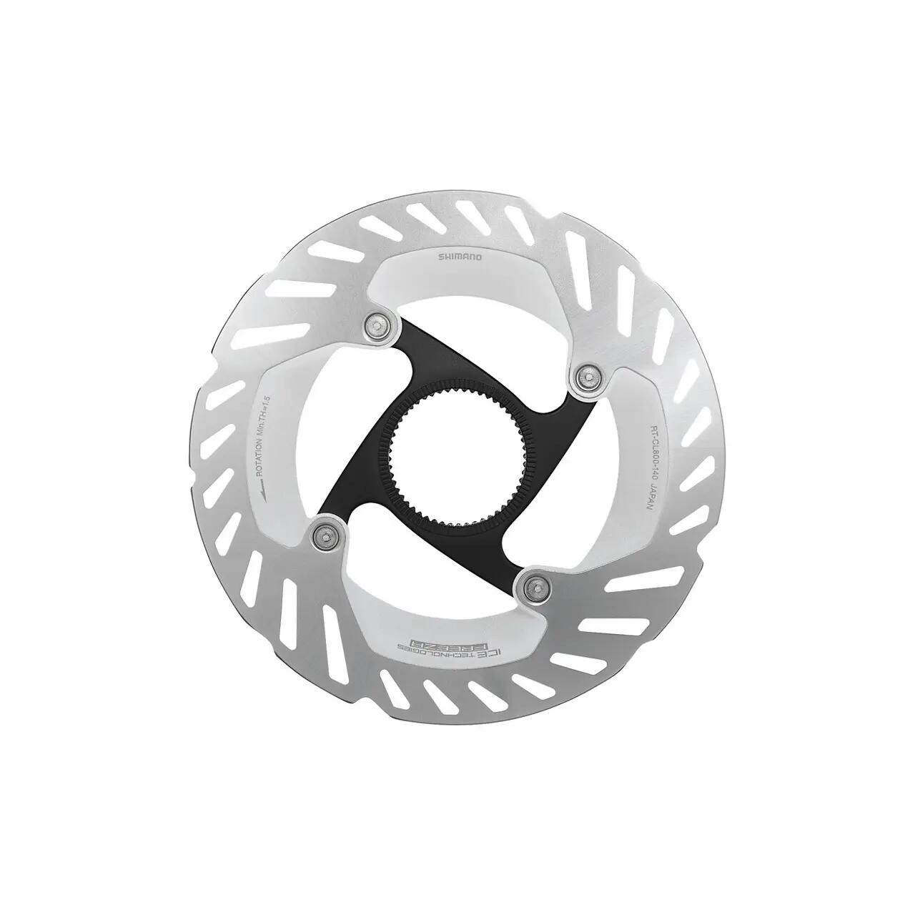 Remschijf met borgring externe spline Shimano RT-CL800 Center Lock Ice Technolig 2/3