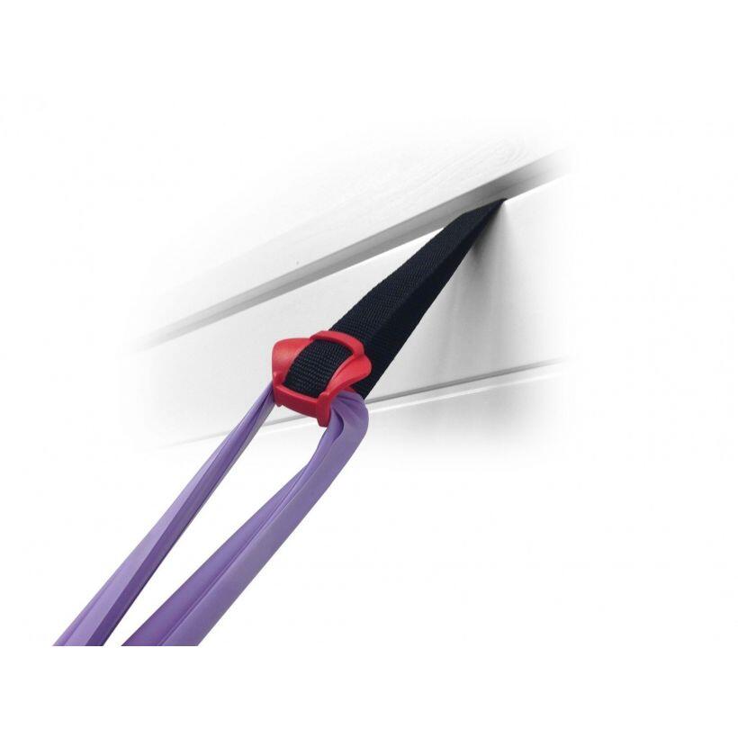 Door anchor for suspension trainer and resistance bands