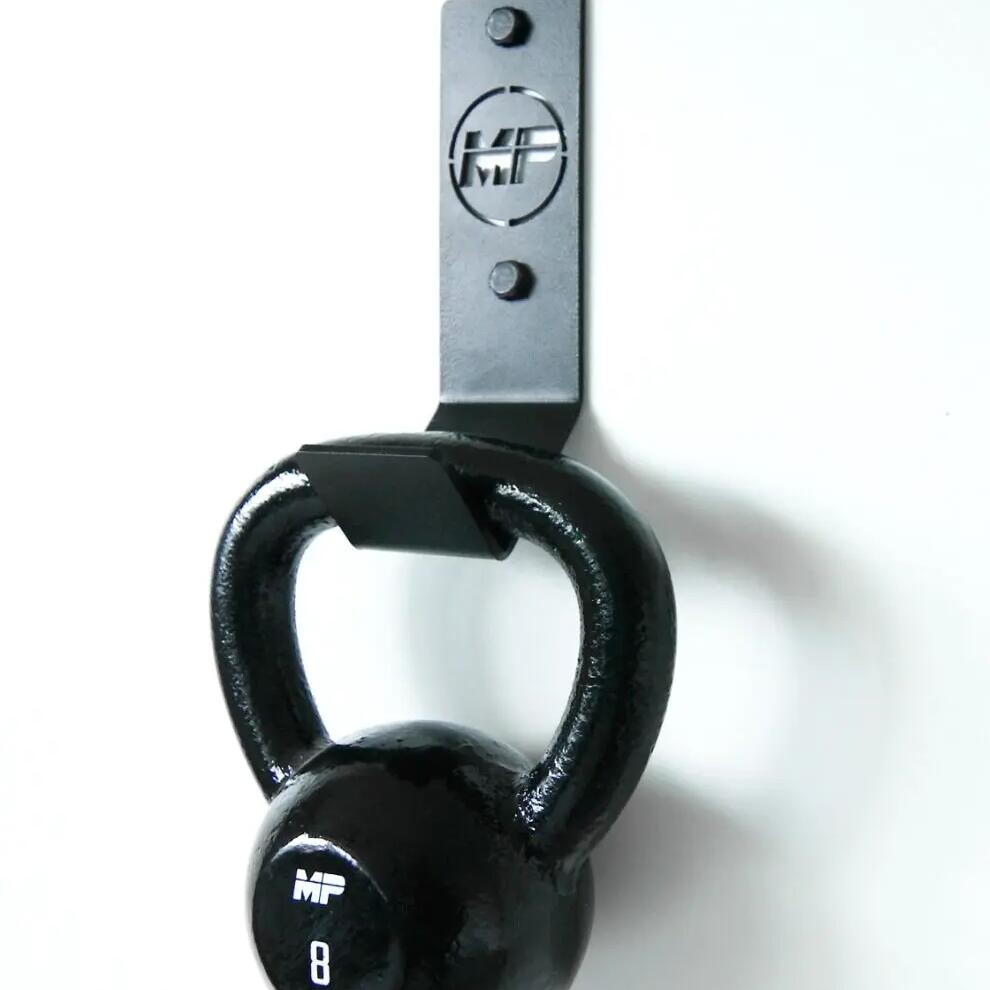 Wall Mount for Kettlebells - Black