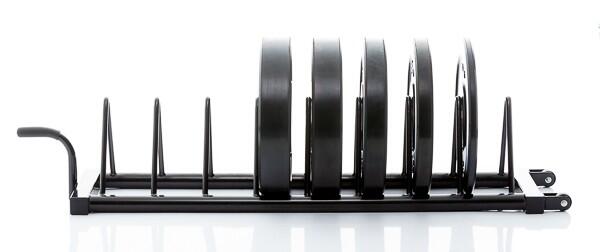 Estante para 8 discos bumper - negro 2/7