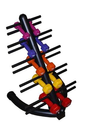 Support Compact pour Haltères - noir