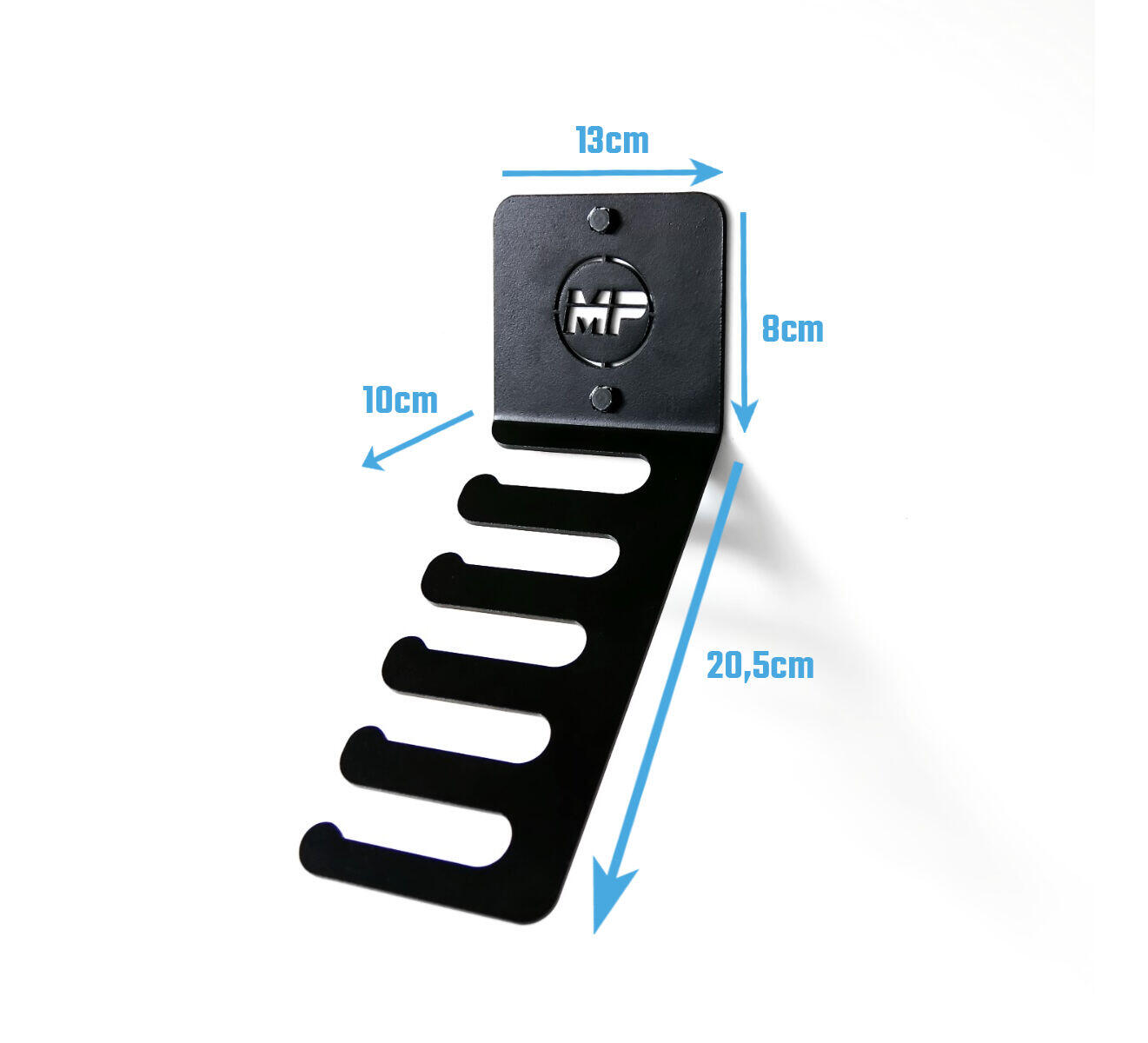 Wandhalterung für 5 Powerbands - schwarz 2/4