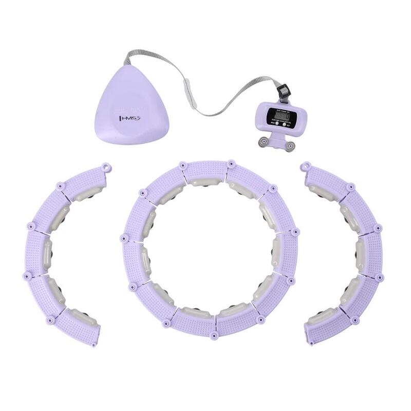 Hula Hoop Magnetic Reglabil cu LCD și Masaj 360° HMS HHM14