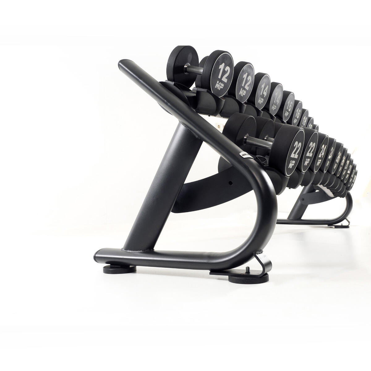 Support haltères pour 10 paires Deluxe - noir mat 4/6