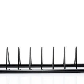 Storage Rack for 8 Bumper Plates - Black
