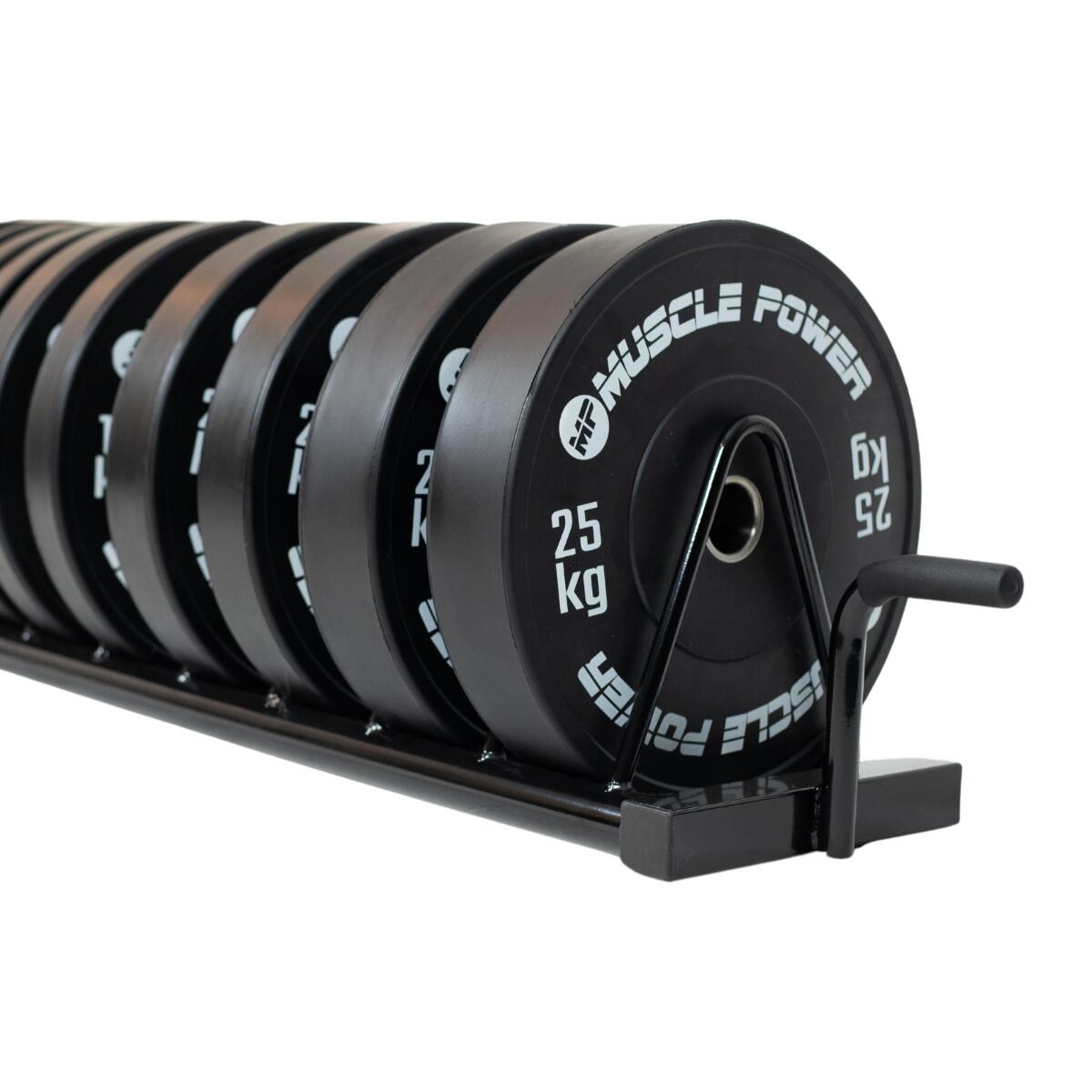 Estante para 8 discos bumper - negro 6/7