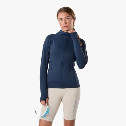 Pull randonnée femme respirant séchant rapidement Ultra Light Tech Midlayer Hood