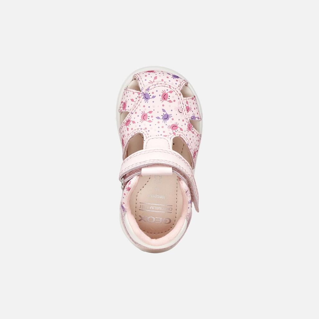 Sandales Bébé Fille SANDAL ZAPITO BABY GIRL Rose Clair/Blanc 7/7
