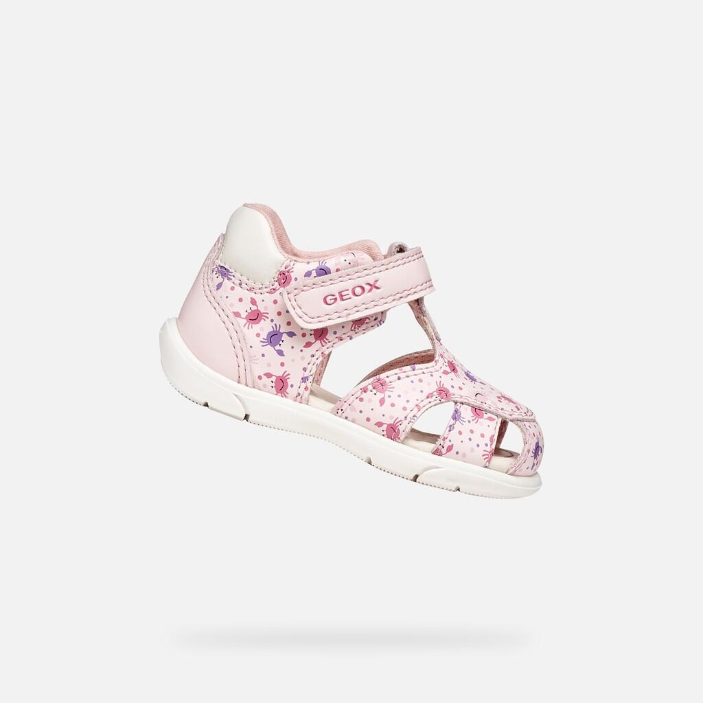 Sandales Bébé Fille SANDAL ZAPITO BABY GIRL Rose Clair/Blanc
