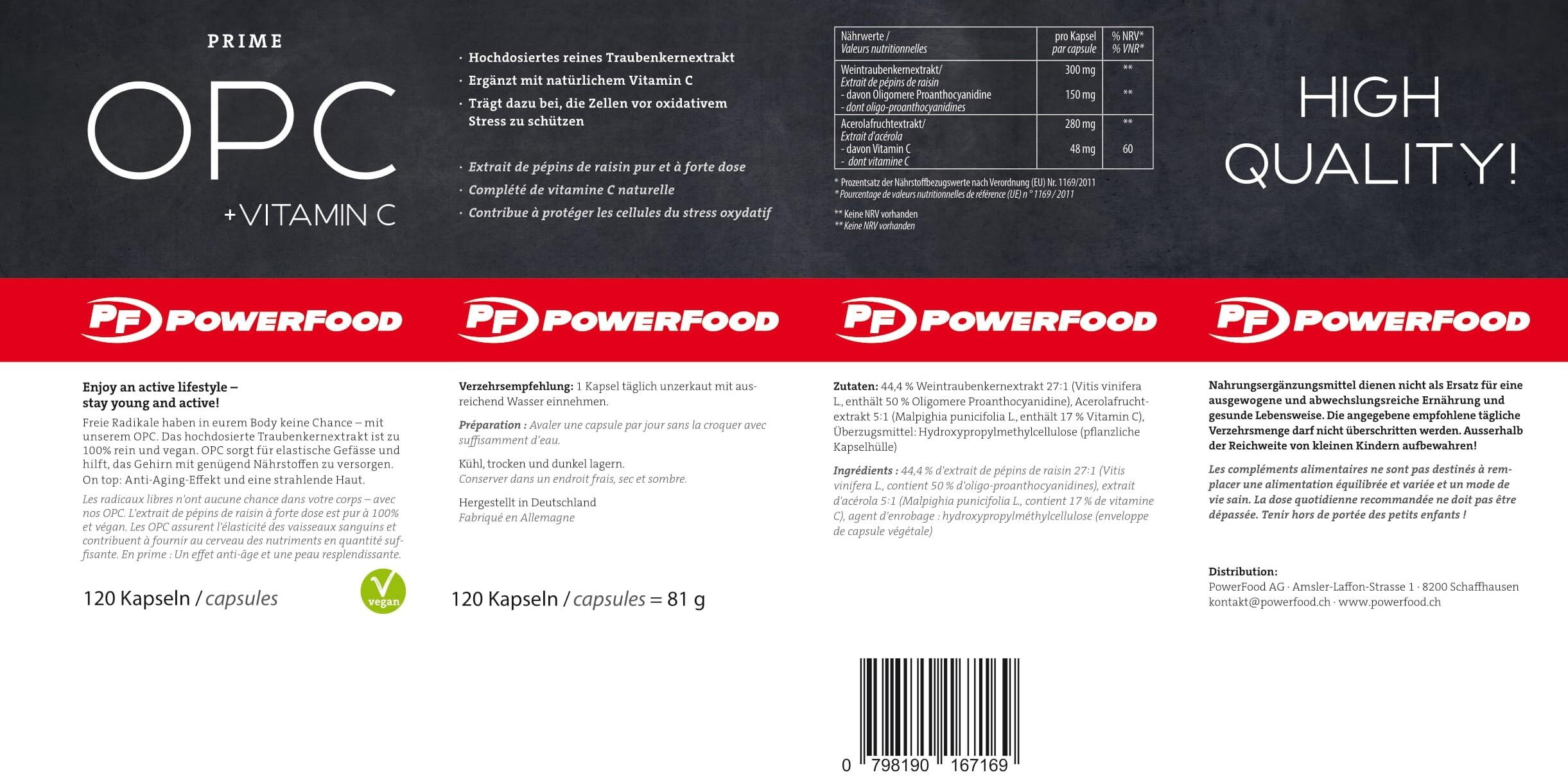 PowerFood OPC (120 Kapseln) - Neutral 3/3