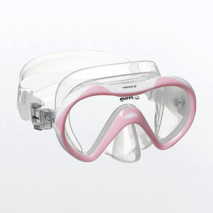 Masque Enfant Snorkeling VENTO Jr. Bleu Blanc Clear