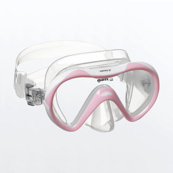 Masque Enfant Snorkeling VENTO Jr. Rose Blanc Clear