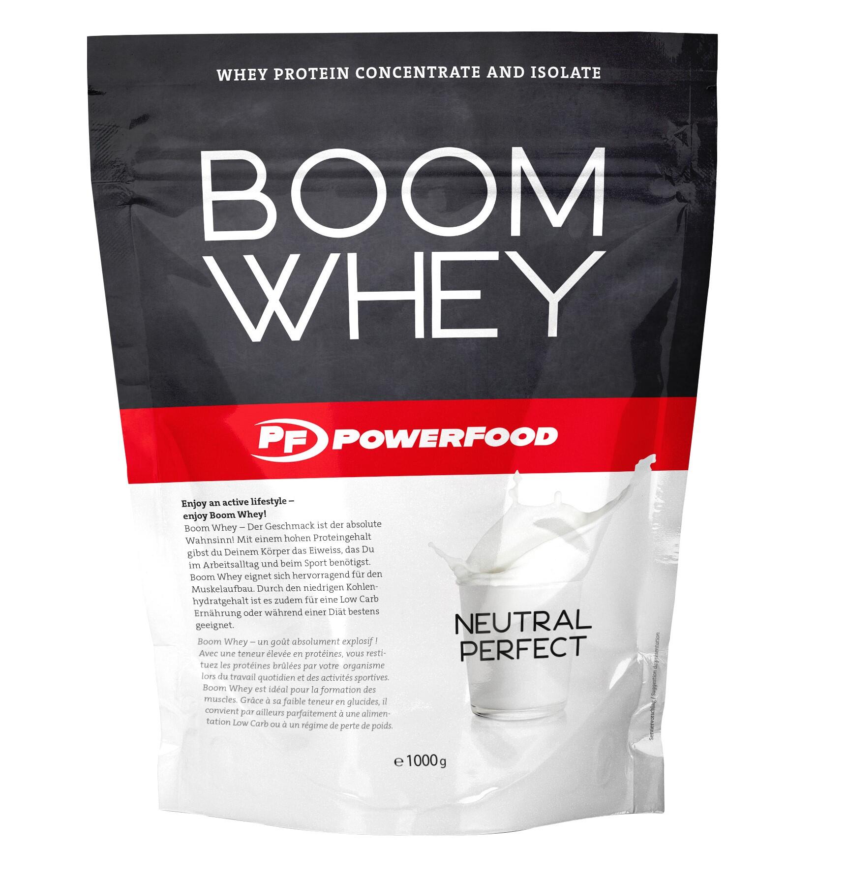 PowerFood Boom Whey (1000g) - Neutral Perfect 1/3