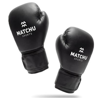 Guantoni da Boxe - Guanti Boxe - Adulto - 12/14/16 OZ - Nero