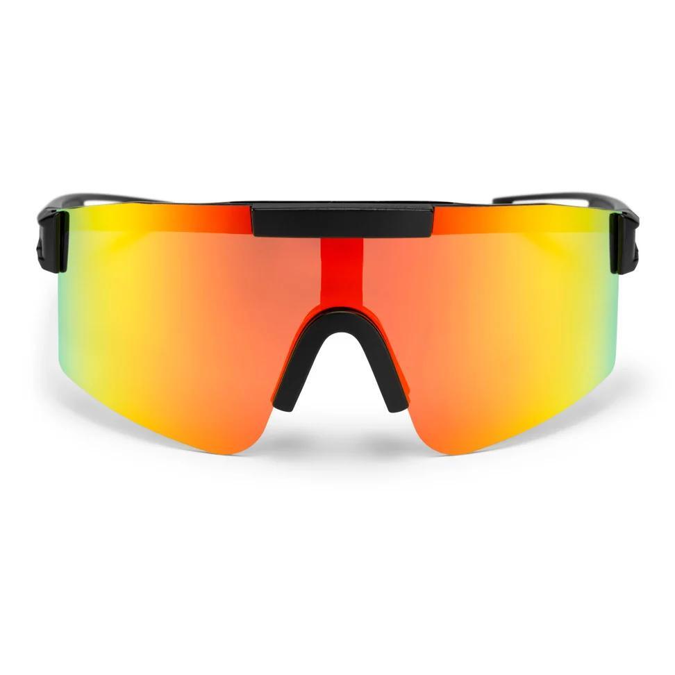 CHPO Brand Sunglasses Luca Black Red Mirror 4/7
