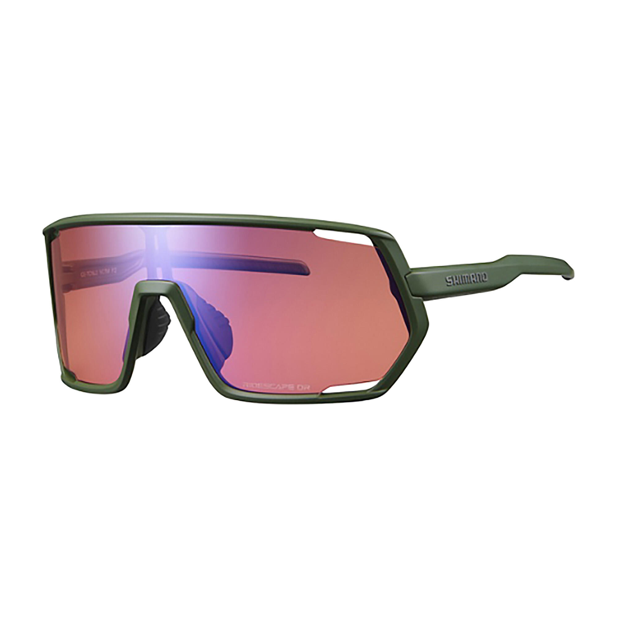 SHIMANO TECHNIUM 2 fietsbril, donker olijf/ Ridescape Off-Road 2/2