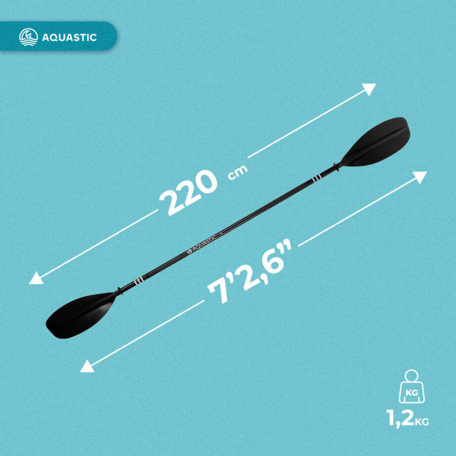 Pagaie de kayak AQUASTIC 2 pièces 2/7