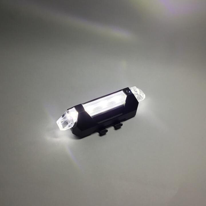 Far si stop 5 led, reincarcabile USB, 3 moduri luminare