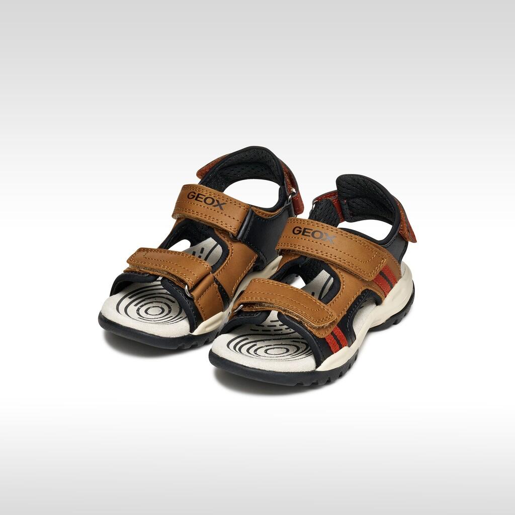 Sandales Garçon J BOREALIS BOY Marron Clair/Brique 3/7