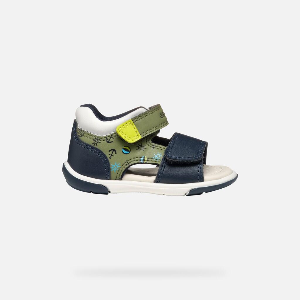 Sandales Bébé Garçon B SANDAL ZAPITO BOY Pistache/Bleu Marine 3/7